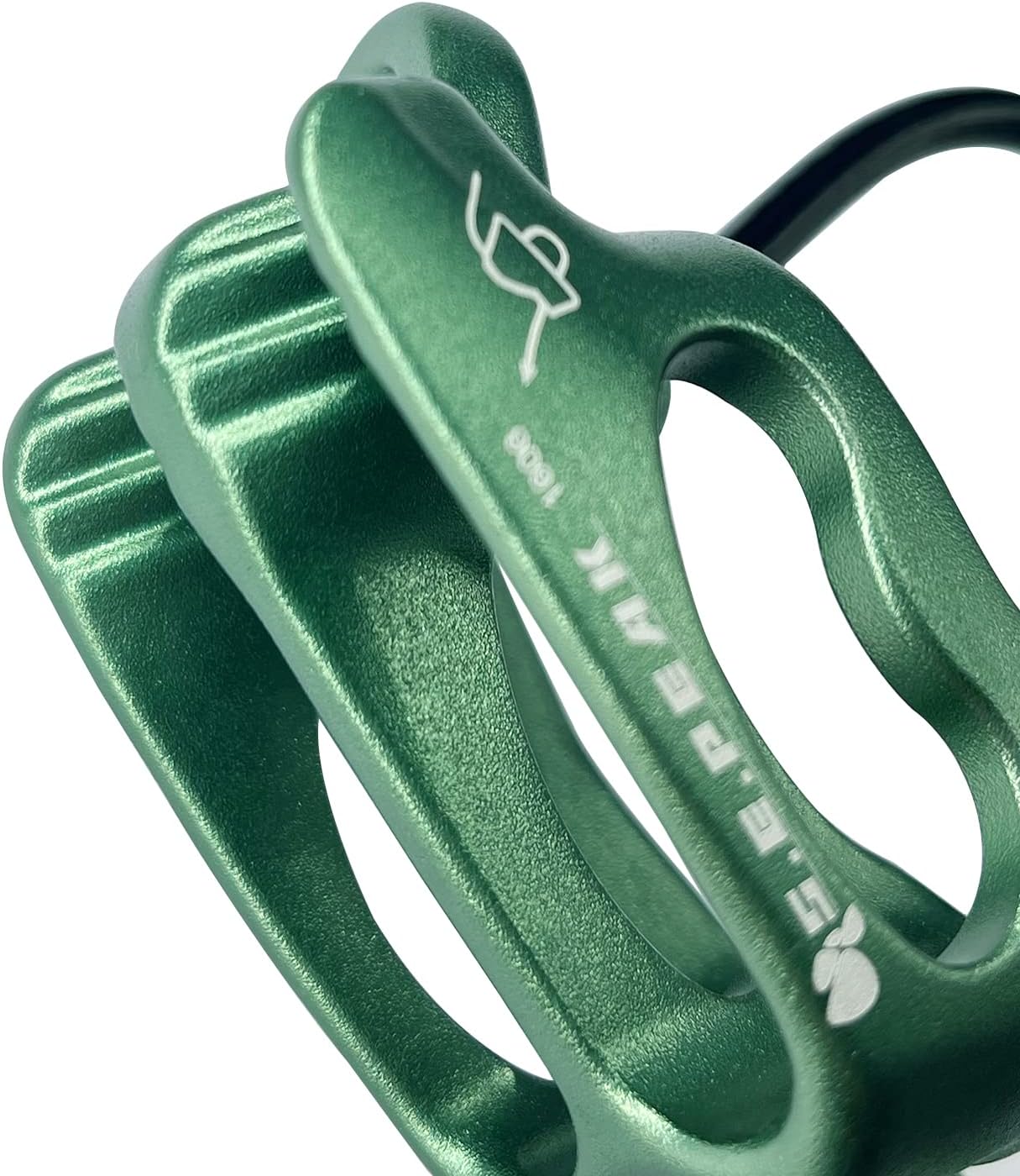 S.E.PEAK 30kN Aluminum Rappel ATC-Guide Belay Device, Strong Rappelling Gear, Climbing Descender, One or Two Rope Strands for Climbing, Saddle Hunting, Rescue, 8-11MM, Green : Sports & Outdoors