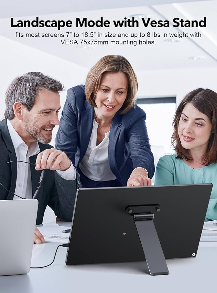 UPERFECT 75mm VESA Mount Monitor Stand - Foldable Small Monitor Stand