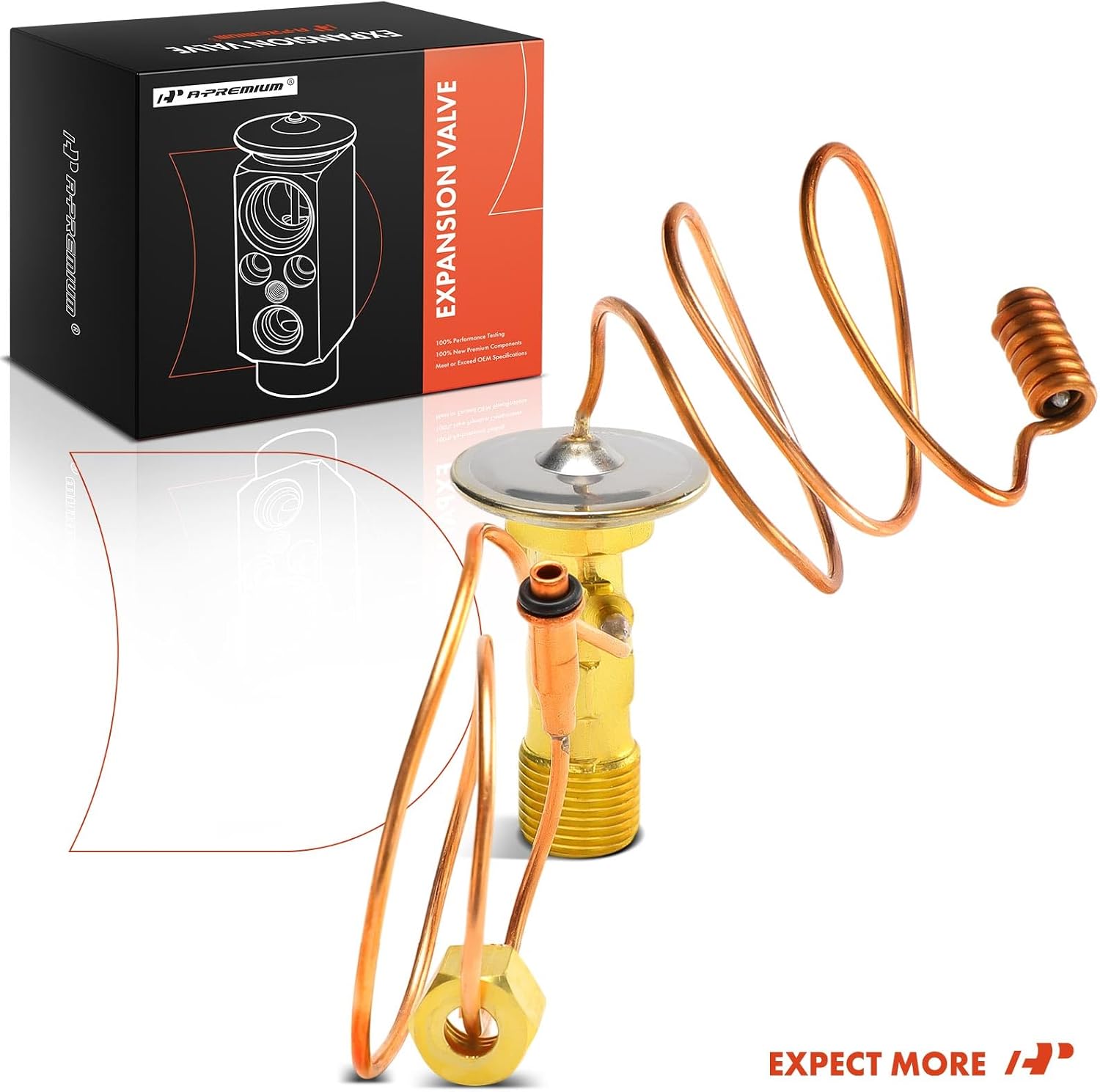 A-Premium AC Expansion Valve Compatible with Chevrolet Spectrum & Volkswagen Fox & Mazda 626/B2600 & BMW 320i/528e & Chrysler Imperial/New Yorker/Imperial/Imperial/Newport/New Yorker/Newport/Newport