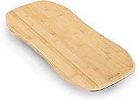 Vista 5 de Uplift - Escritorio eléctrico de pie con curva de bambú (60 x 30 pulgadas) V2 (negro) Escritorio de pie ajustable de 4 patas, teclado avanzado