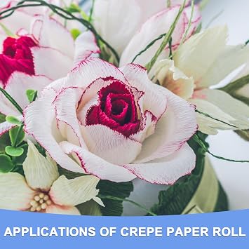 GLOKUUCA Crepe Paper Roll - Paper Streamer Fits for Birthday Wedding Bridal Shower Decorations- (20-inch x 7-ft, Olive Green)