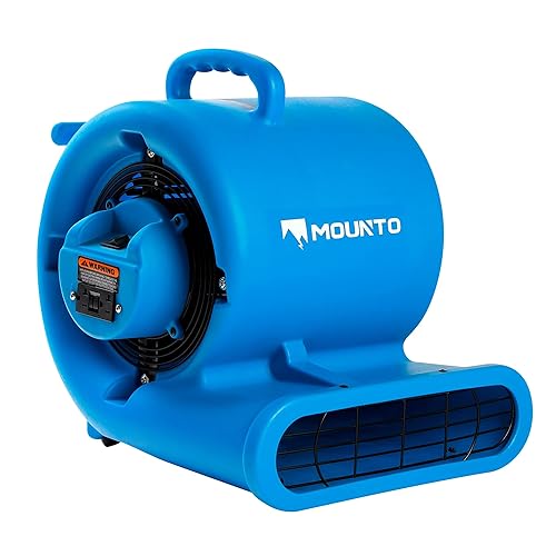 MOUNTO 1/3 HP 2000 CFM Air Mover for Water Damage