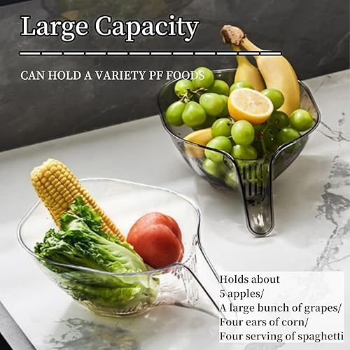 Miniatura 6 de MOTEERLLU Cesta de drenaje multifuncional con boquilla, colador de fregadero de cocina, embudo para alimentos, suministros de cocina y accesorios,