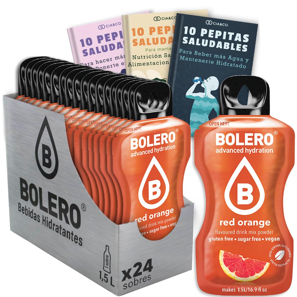 24 x Bebida Bolero COLA Hidratante Sin Azucar (24x9 grs) + 30 Pepitas Saludables para una vida más sana by Cia&Co — view 128