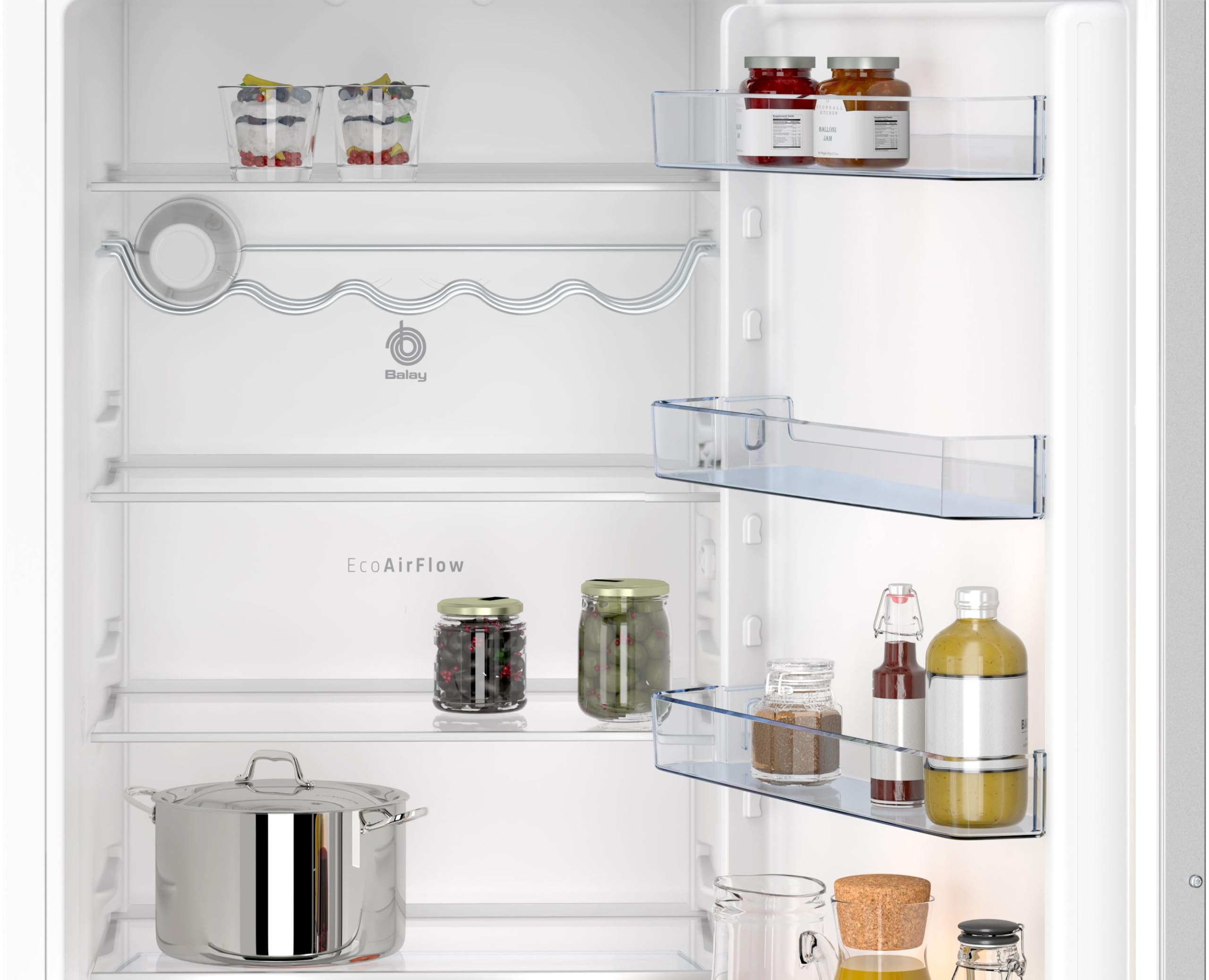 Balay, Frigorífico Combi, Integrable, NoFrost, 3KID834F | No vuelvas a descongelar y conserva mejor tus alimentos con la tecnología NoFrost.