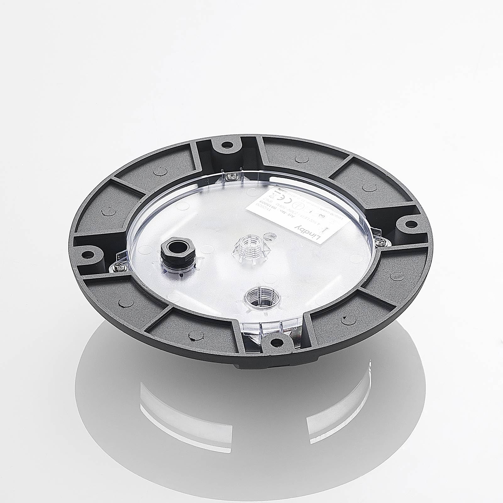 Lindby Bombillas LED luz de suelo exterior en gris oscuro, foco empotrable | proyector de suelo ip67 estanco al polvo y sumergible temporalmente, 4 fuentes de luz, moderno, 3000 k blanco cálido, de