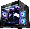 Panorama Gaming Desktop PC Zen 5 AMD Ryzen 7 9700X 6 Core 12 Thread Base Clock 3.9GHz High Performance CPU, RTX 5060 8GB,32GB DDR5 RAM, 1TB PCIe SSD 1TB SATA SSD, WiFi & BT Prebuilt PC 850W PSU