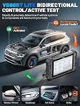 Bidirectional Scan Tool with AI Diagnosis VDIAGTOOL VD80 BT Lite, 8" Wireless Full System OBD2 Scanner Diagnostic Tool with 28+ Resets, ECU Online Coding, FCA Autoauth, CAN FD & DoIP, 2 Years Update
