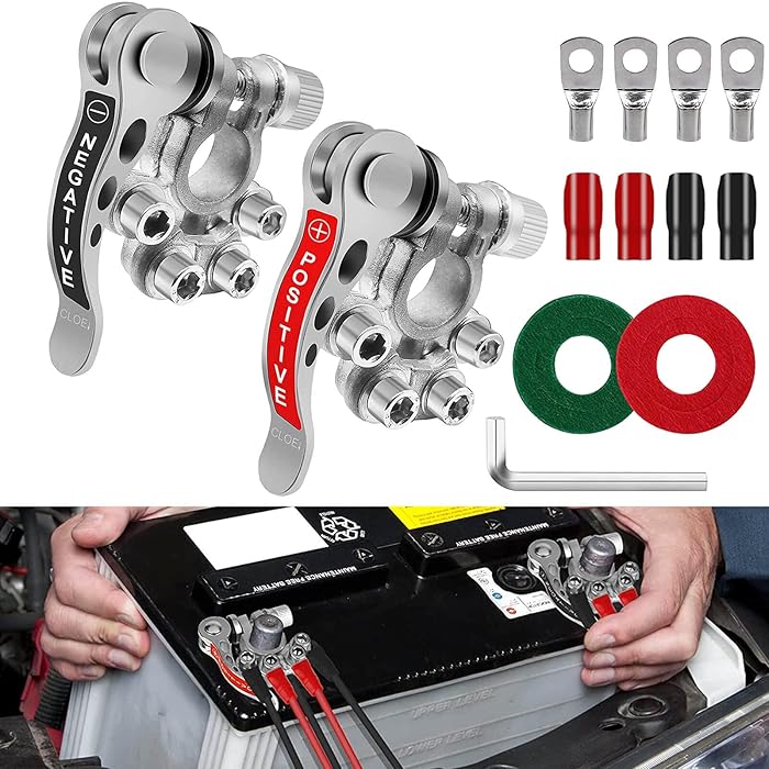 Buy VintFun® Battery Terminal Connectors, 2Pcs, Automobile Battery