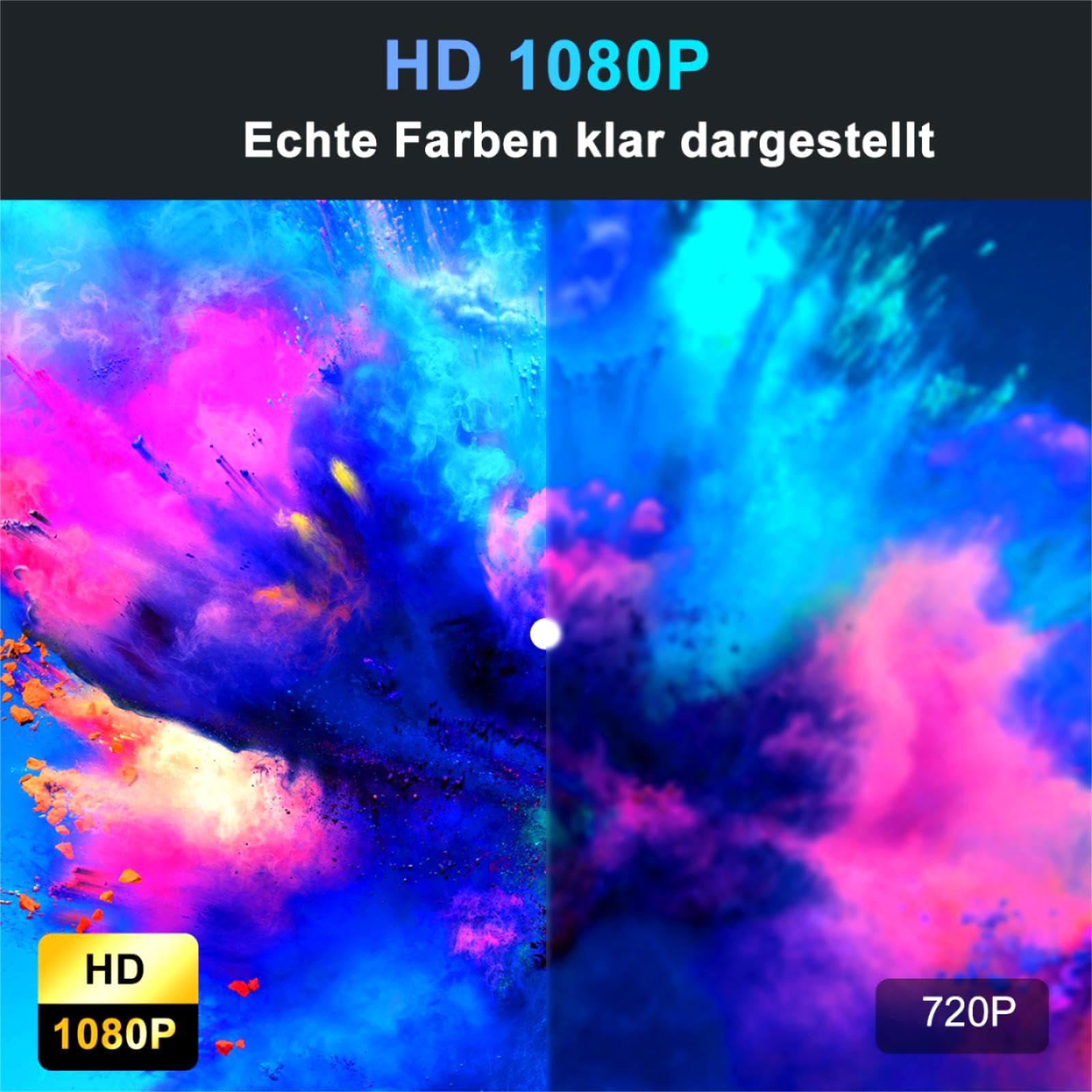 Wireless HDMI Transmitter and Receiver, 5.8G Kabellos Funkübertragung 4K Dekodierung, HDMI Wireless Funkübertragung für Funk Streaming Video Audio File von, Laptop, PC zu HDTV, Projektor, Schwarz