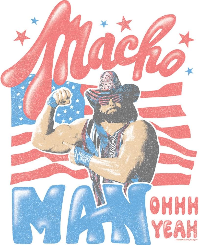 American Classics Macho Man Randy Savage Ohhh Yeah T Shirt White image 3