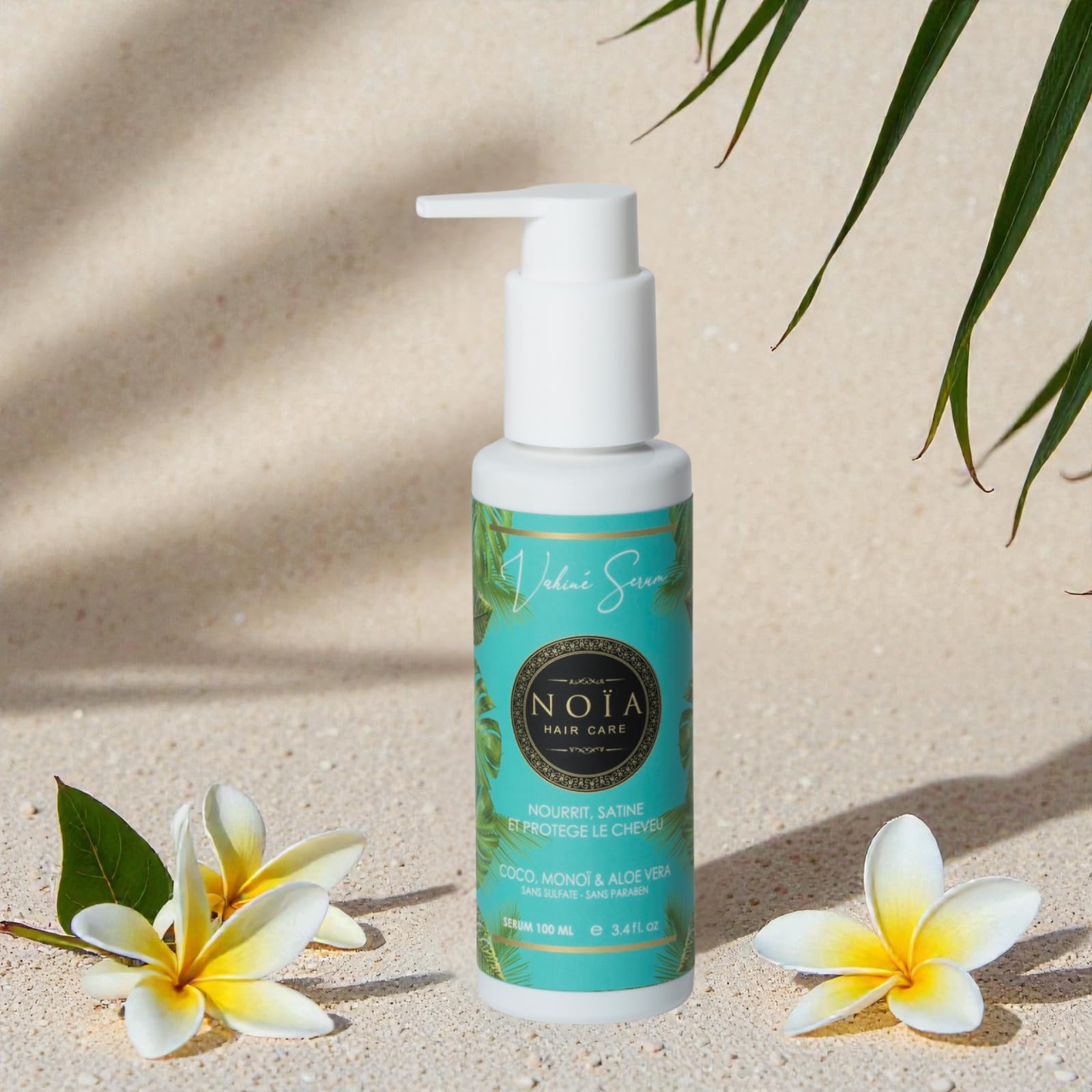 NOÏA HAIR – Trio Capillaire Professionnel VAHINÉ – Shampoing, Masque & Sérum – Nutrition & Hydratation – Monoï – Cheveux Secs, Ternes ou Déshydratés
