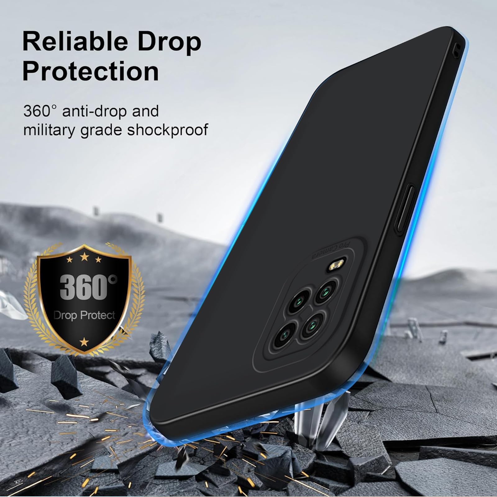 Cover In Silicone Per Xiaomi Mi 10T Lite 5G - Custodia Antiurdo Morbida TPU Con Protezione Fotocamera, Colore Vino Rosso