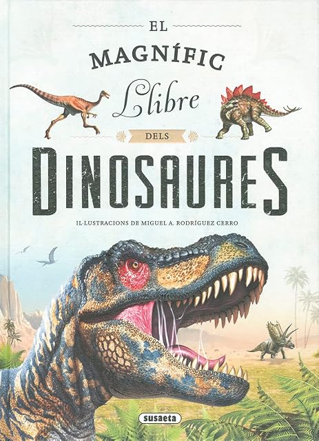 Portada de El magnífic llibre dels dinosaures