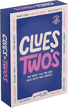 Clues in Twos | The Most Fun You can Have with Two Words! | A Family Friendly Party Game Perfect for Teens & Adults | Age 12+ | 2-8 Players Classic Edition