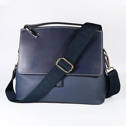 Miniatura 17 de Kolti Correa de repuesto para bolso, bolso cruzado a rayas anchas ajustables Hebilla de oro-04