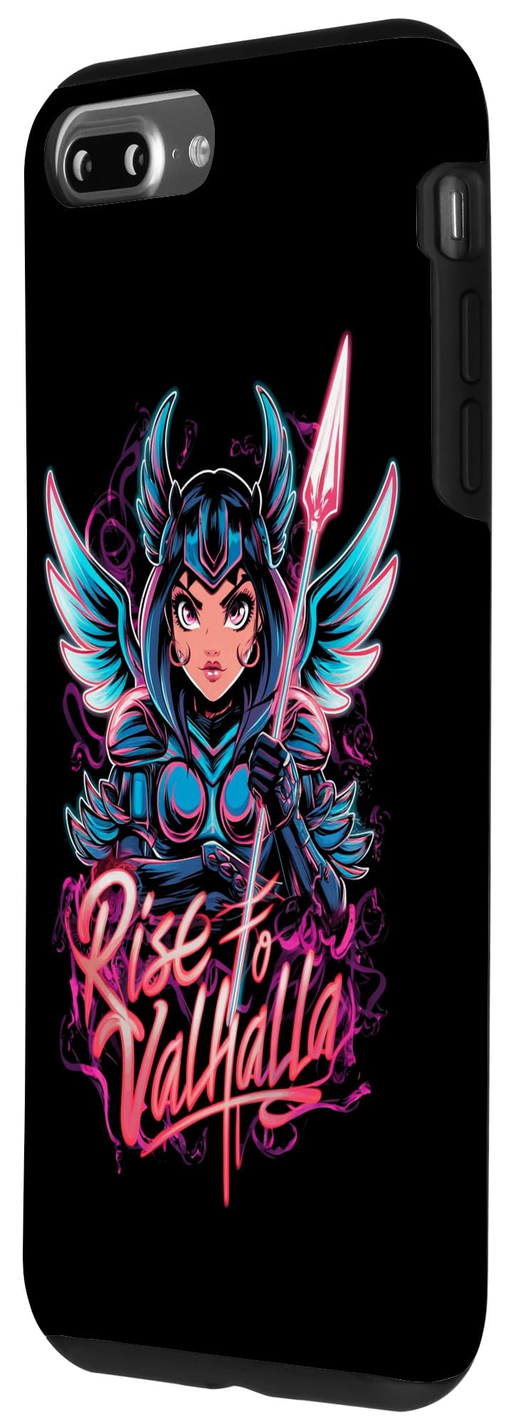 iPhone 7 Plus/8 Plus Viking Rise To Valhalla Colorfull Valkyrie Norse Mythology Case - Image 2