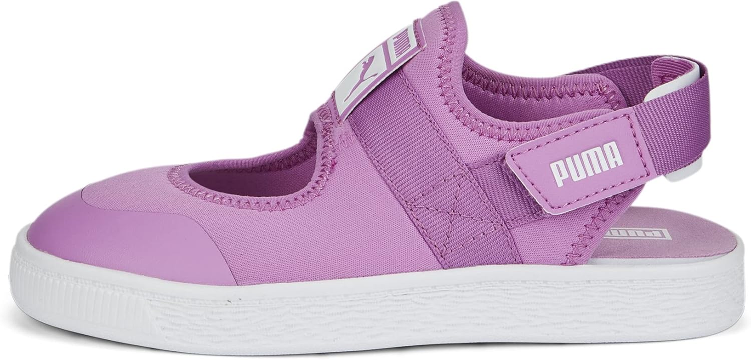 PUMA Light-Flex Summer Sandal, Mauve Pop White, 1.5 US Unisex Little Kid