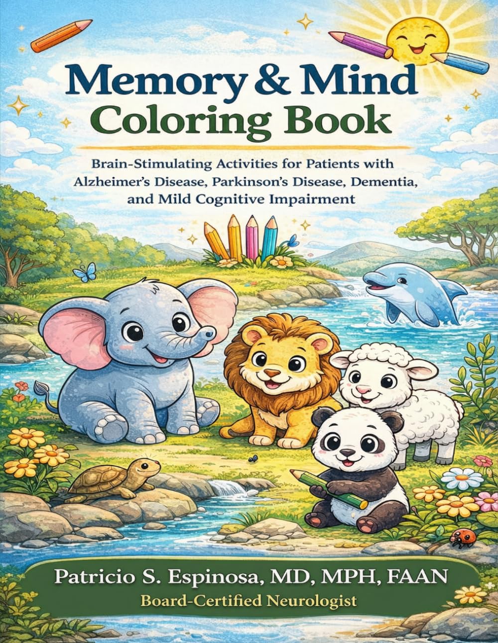 Memory & Mind Coloring Book: Brain-Stimulating Coloring Activities for Patients with Memory Disorders