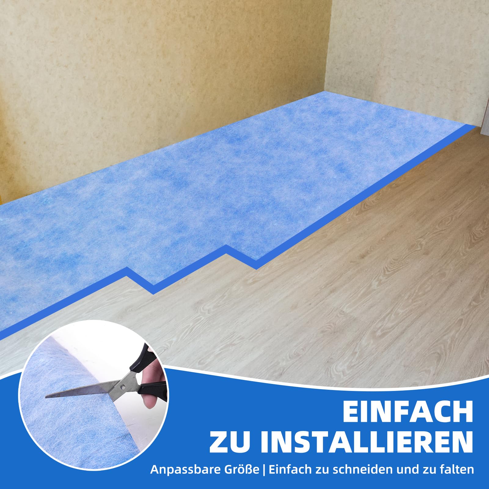 Abdichtungsbahn Dusche 1x30m, Dichtfolie Bad, Wasserdicht Entkopplungsmatte, Dichtbahn Abdichtbahn für Sanitär, Dusche, Badezimmer, Sauna, Fliesen (orange Farbe)