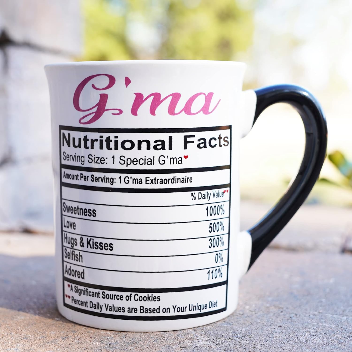 Cottage Creek Mugs - 16oz. Large Ceramic G'ma Coffee Cup - Stoneware G-Ma Tea Mug Ideal for Kitchen & Home Decor - Birthday Gifts for Women, Grandma, Grandparents, Mom, Nana - Image 5