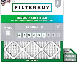 Filterbuy 12x12x1 Defense Pleated Replacement