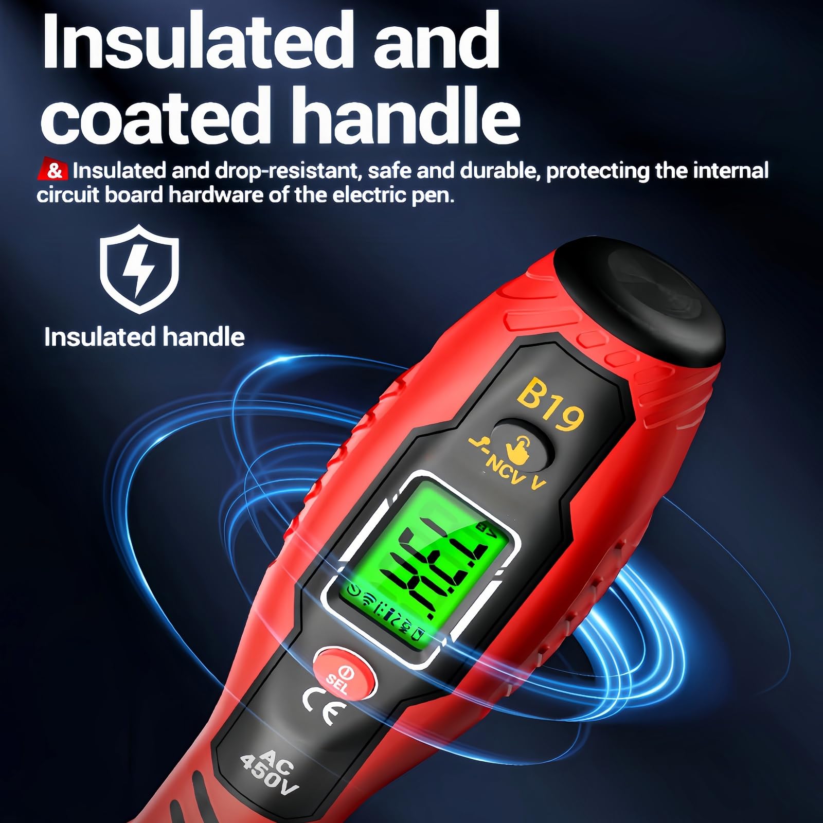 Non-Contact Voltage Tester Pen & Flathead Screwdriver Set - Image 4