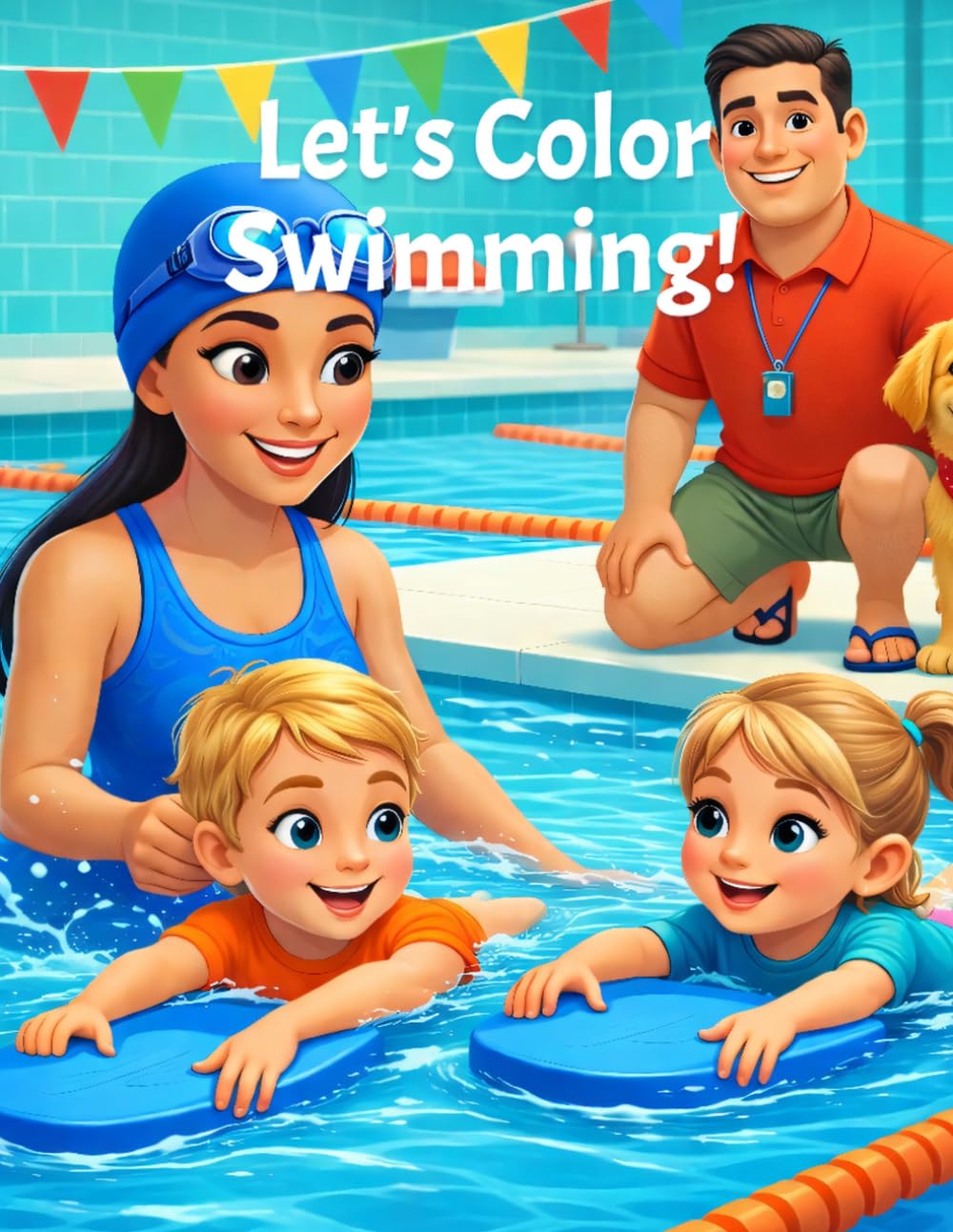 Let's Color Swimming (Swimming for Kids)