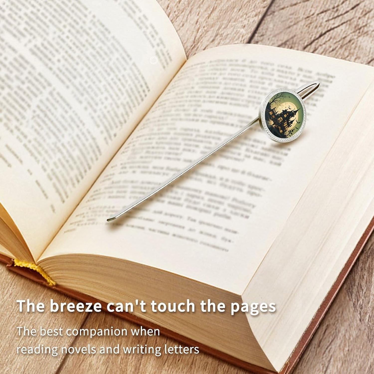 Decorative Metal Mansion Book Mark for Reading Lovers image 5