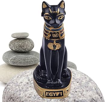 Amazon.co.jp: 猫の像と置物 | エジプトの女神バステトの彫刻 - 樹脂 Amazon.co.jp: 猫の像と置物 | エジプトの女神バステトの彫刻 - 樹脂