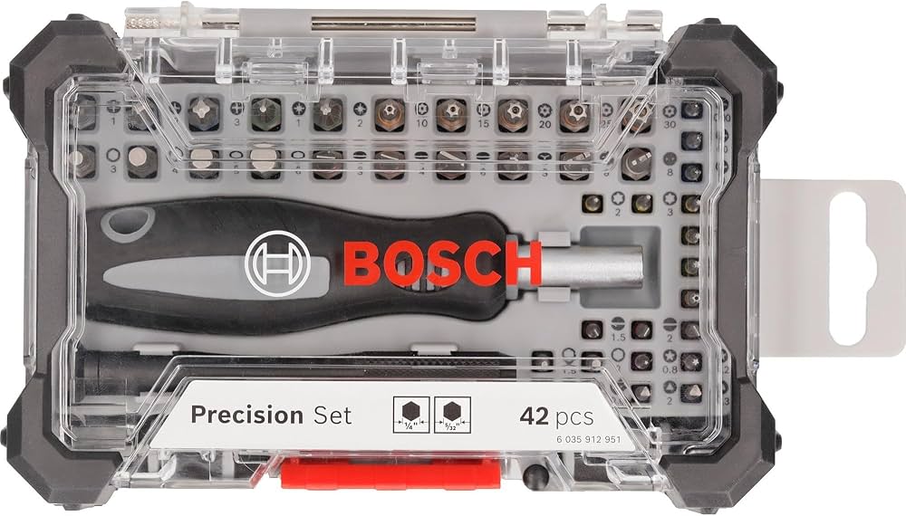 BOSCH 42-Piece Precision Bit Set | Includes Phillips, Torx BOSCH 42-Piece Precision Bit Set | Includes Phillips, Torx