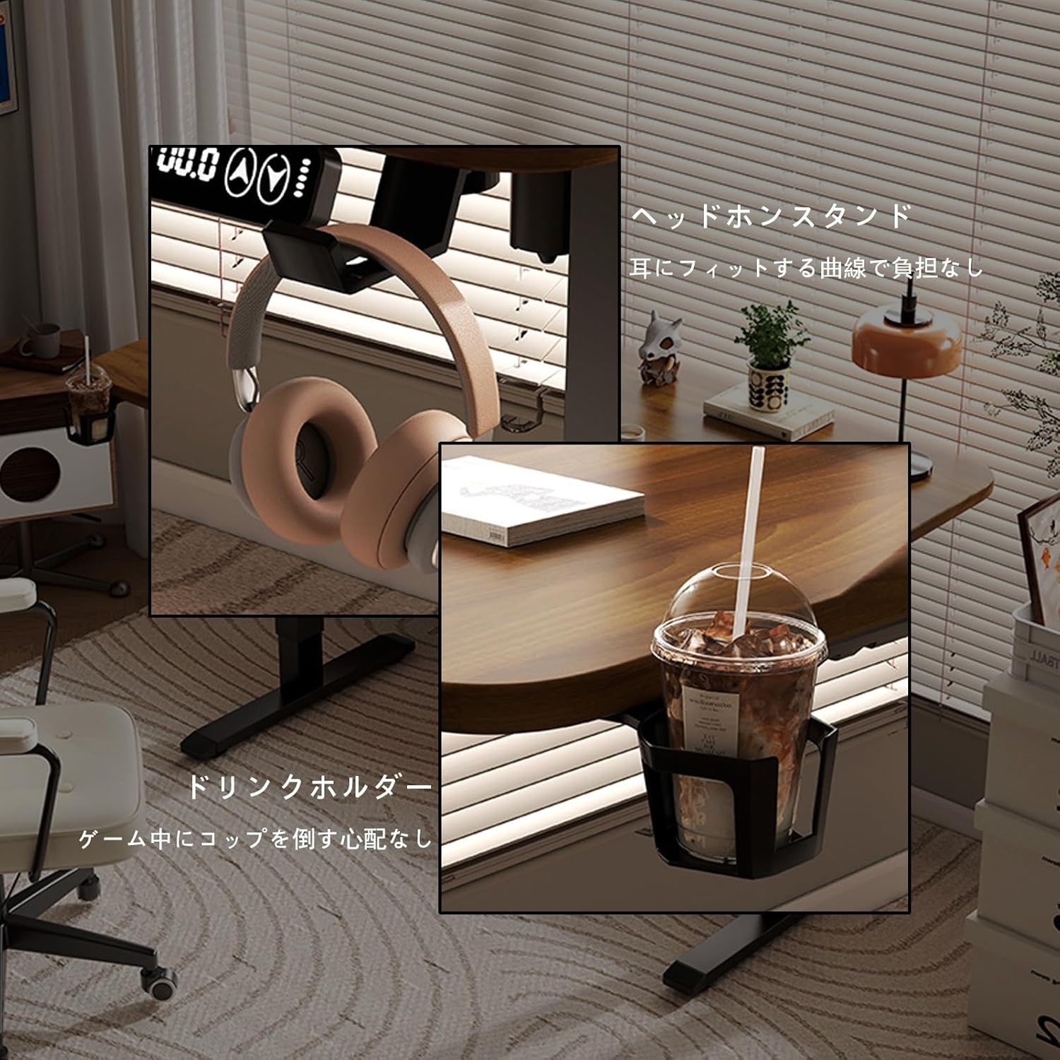 スタンディングデスク　昇降デスク Amazon | Claiks 昇降デスク 電動 スタンディングデスク 昇降式