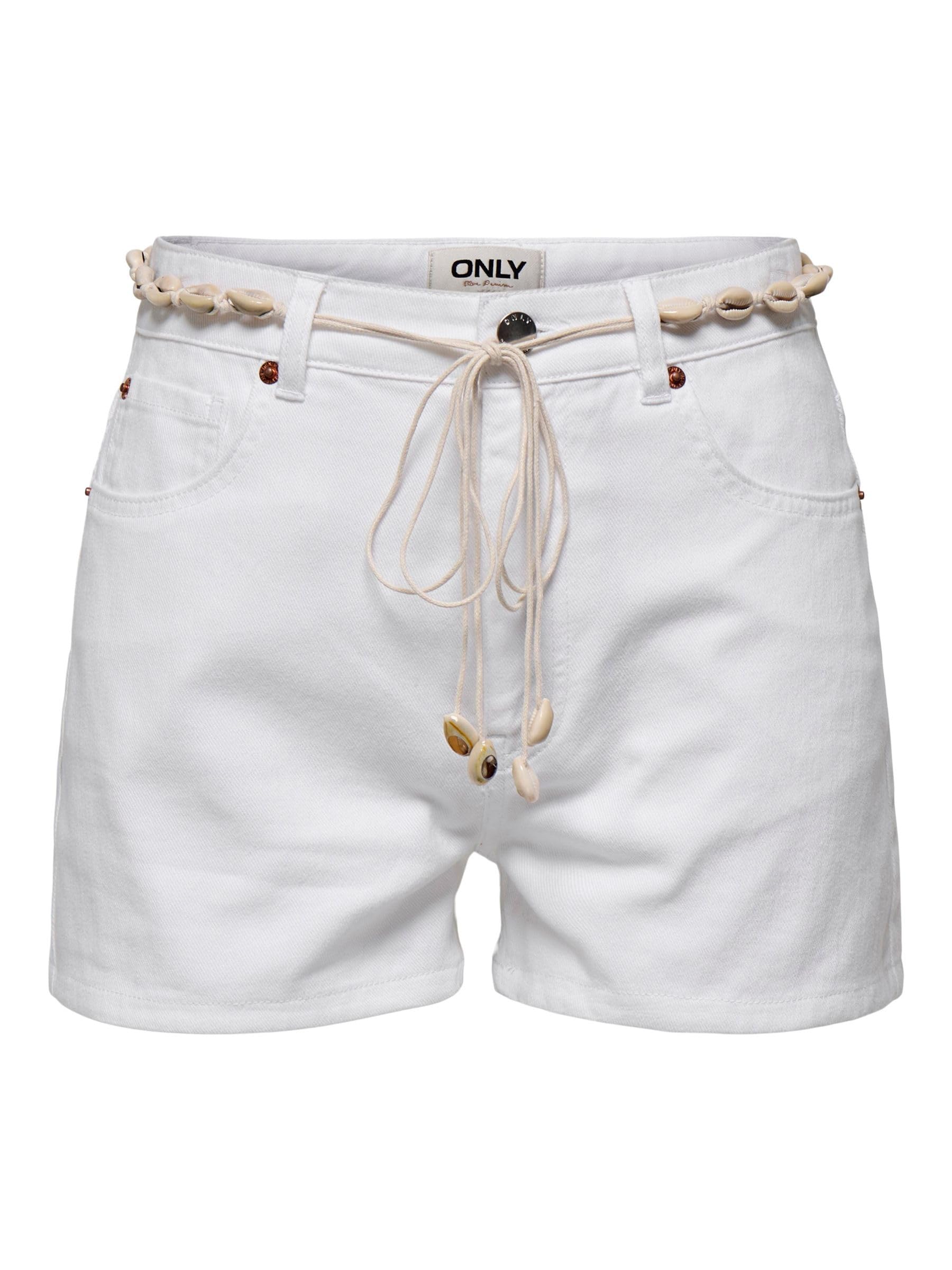ONLY Female Jeans-Shorts ONLZUMA Hohe Taille Normal geschnitten Jeans-Shorts