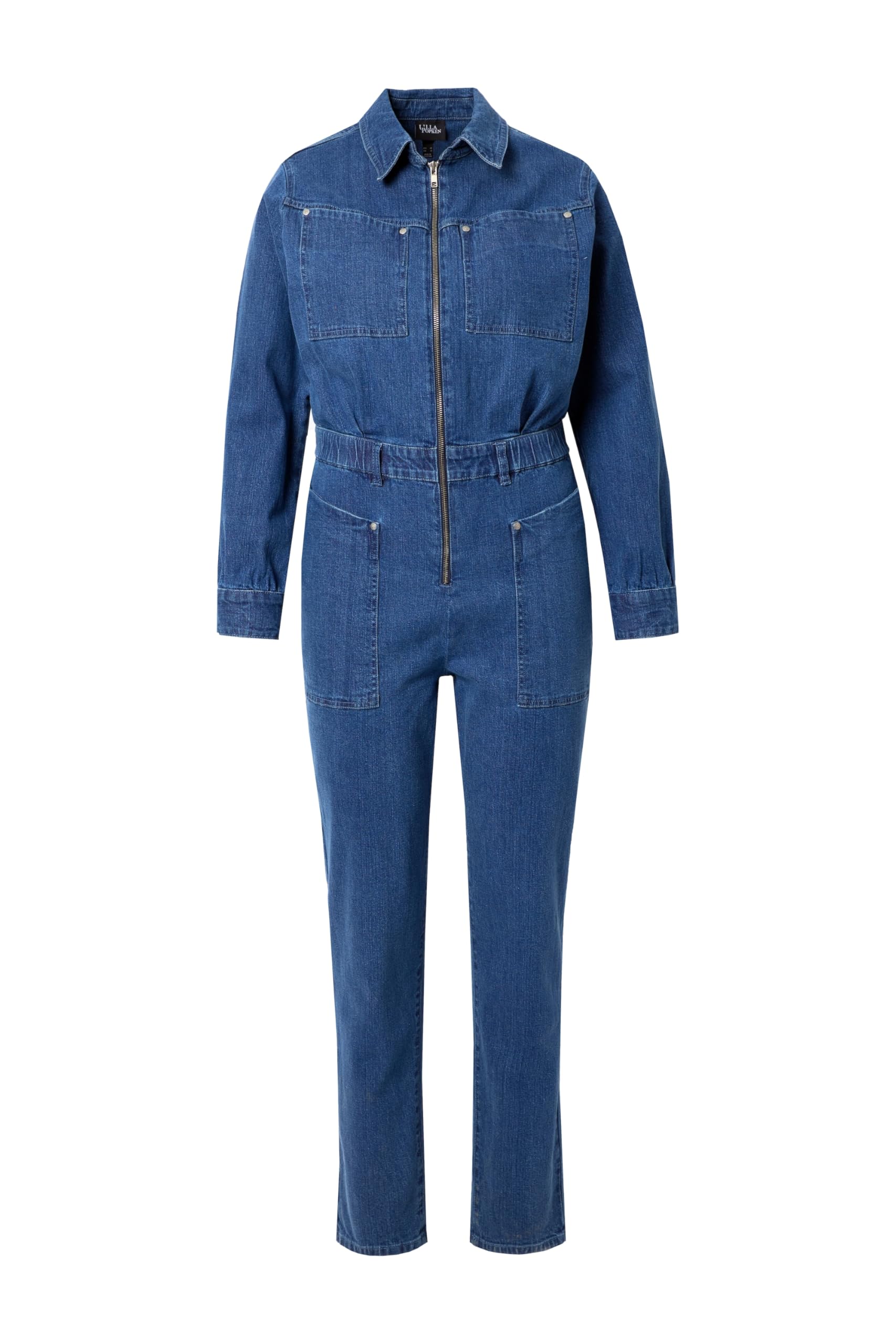 Ulla Popken Damen große Größen Übergrößen Plus Size Jeans-Jumpsuit 845462