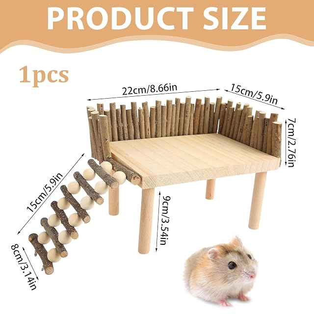 Foto 2 de 8 de ZYEKIU Hamster Accesorios Juguetes Hamster Juguetes para Cobayas