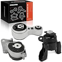 Vista 1 de A-Premium 3 piezas Juego de montaje para motor + montaje para transmisión + puntales Compatible con Ford 2010-2012 Fusion & Mercury 2010-2011 Milan
