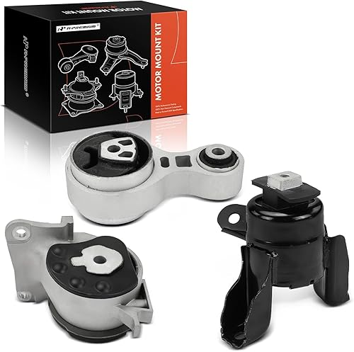 A-Premium Juego de 3 piezas de montaje de motor de montaje de transmisión de montaje de puntal compatible con Ford 2010-2012 Fusion & Mercury