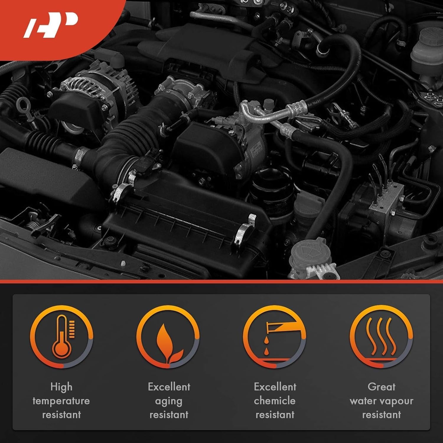 A-Premium Engine Air Clean Intake Tube Hose W/Clamps Tube Hose Compatible with Nissan Murano 2015-2023, Pathfinder 2013-2016 & Infiniti QX60 2014-2016, JX35 2013, Replace# 165763JA0A