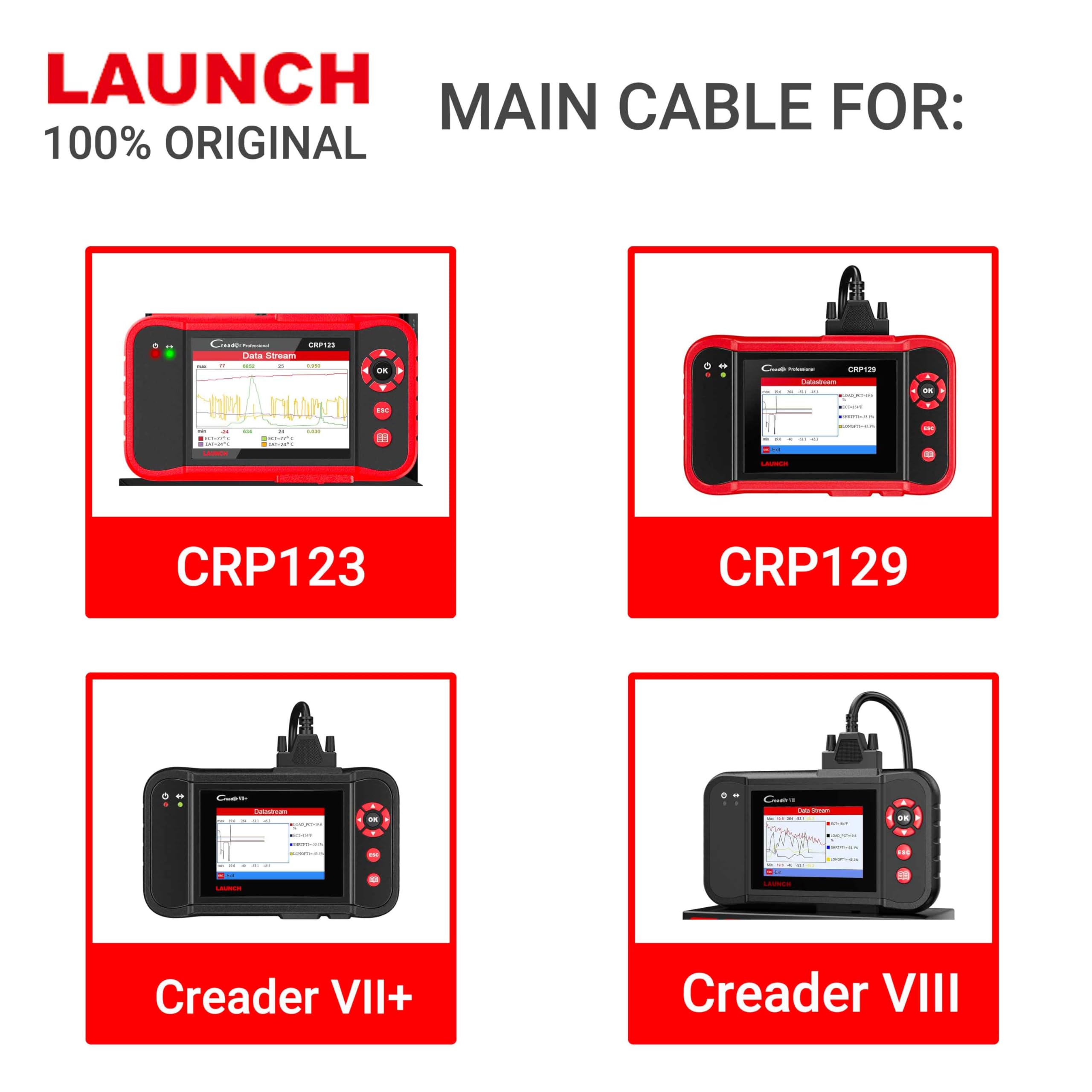 CREA様 Amazon.com: Alfametrix Original Main Cable for Launch CRP123