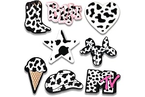 Crocs Charms in Black and White: Express Yourself