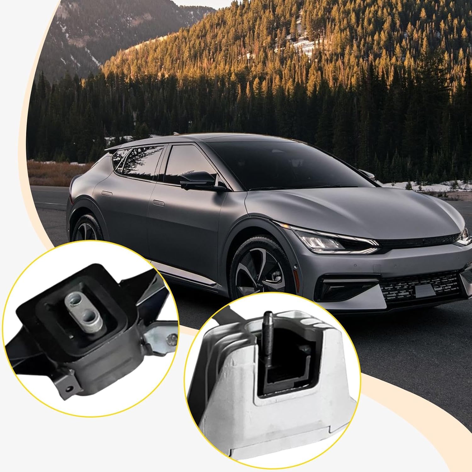 AsrMyjcx エンジンモーターマウント 21830F9100 ヒュンダイハイパフォーマンス用アクセサリー