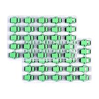 Vista 8 de Acoplador óptico de fibra óptica SC verde adaptador de fibra óptica monomodo SC, hembra SC a SC hembra APC acoplador óptico de fibra de modo único