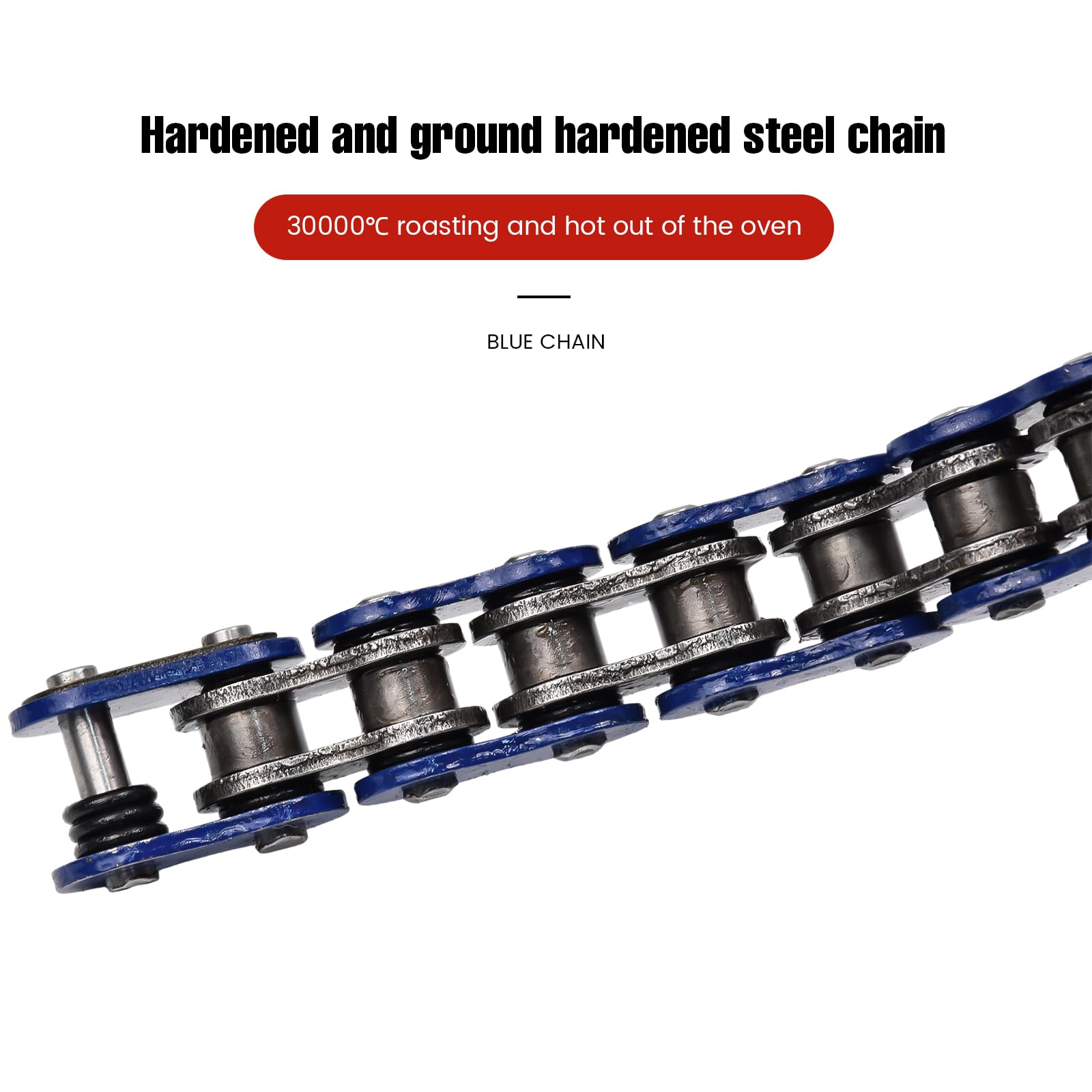 Amazon.com: 530 Pitch 110 Links Blue O-Ring Chain