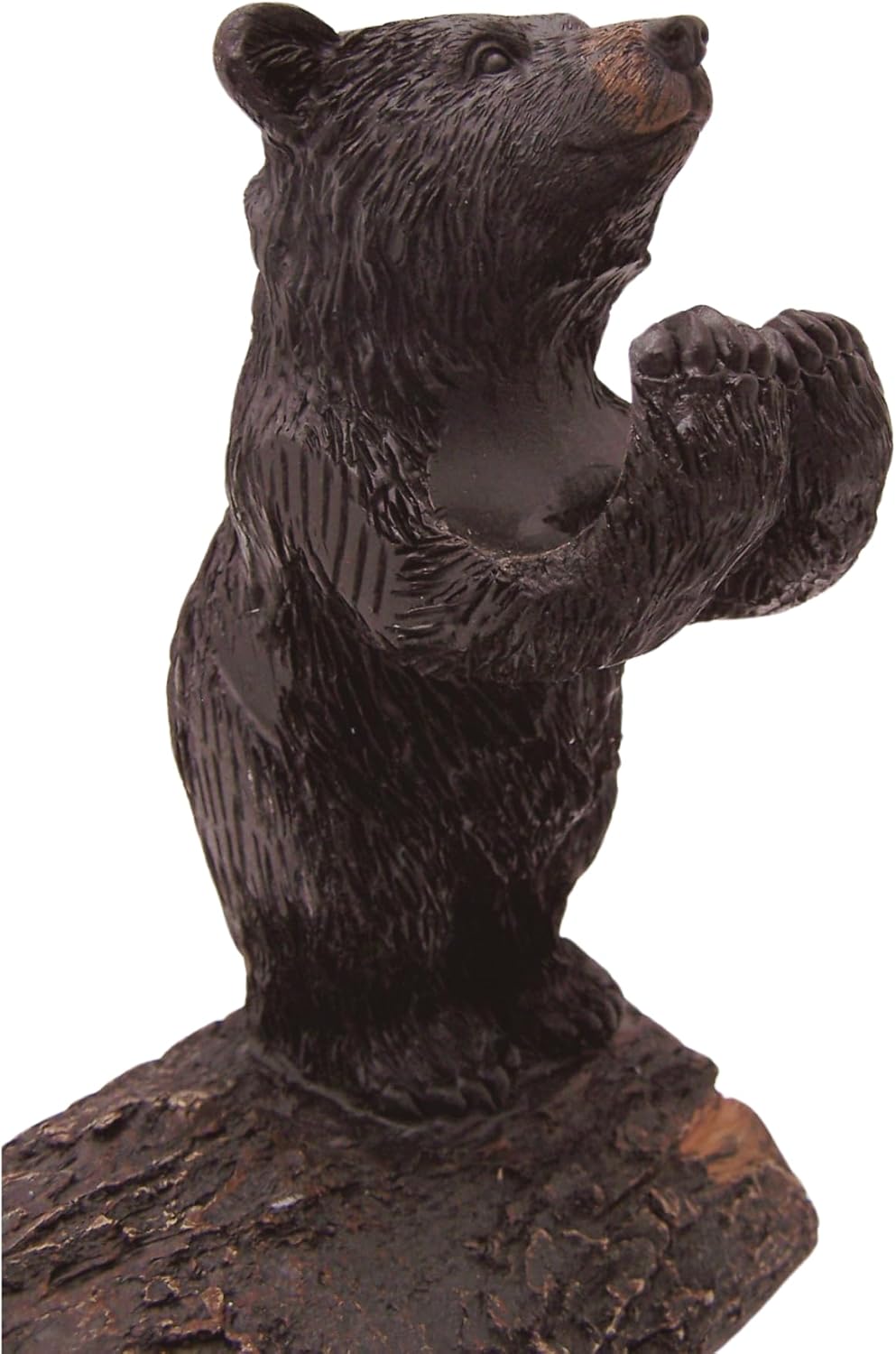 Black Bears Carrying Paper Towels Holder, Rustic Kitchen Accessories, Freestanding Countertop Organization, 16.25 Inches