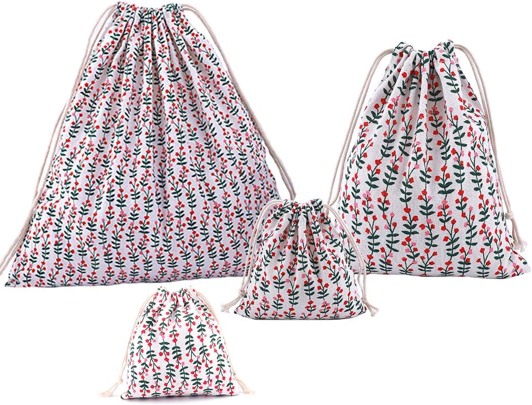 Amoyie – Set of 4 Luggage Organisers, Storage Bags, Fabric Pouches for Travel Accessories, Children, Item, Clothing Cosmetics, Socks Toy