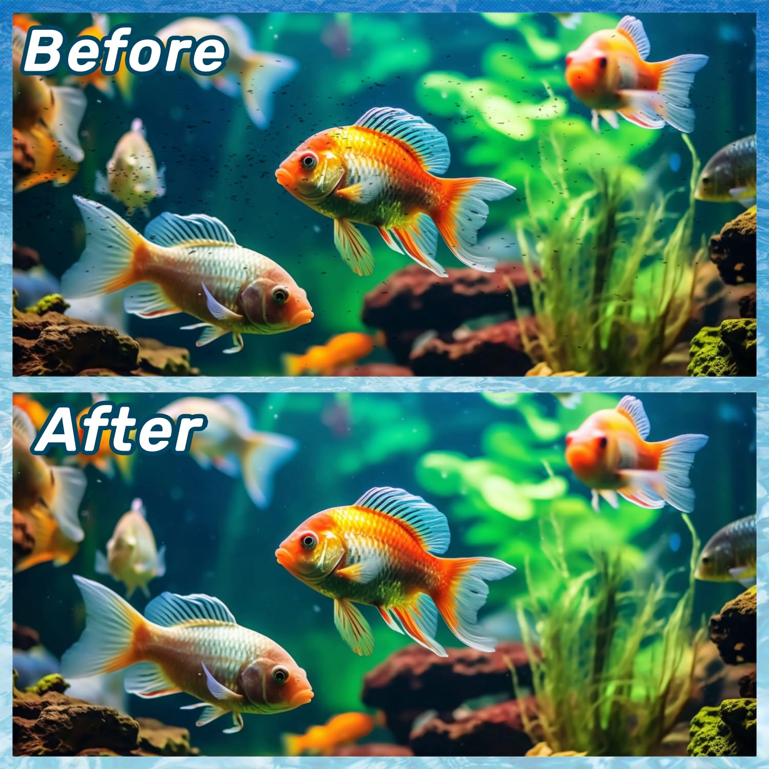 Cartucho de filtro de acuario compatible con filtros de alimentación Tetra Whisper Bio-Bag, cartuchos de filtro de repuesto para cartuchos Tetra ReptoFilter acuarios (6 paquetes, mediano)