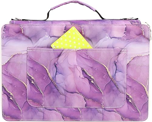 Miniatura 5 de Lbxgap Estuche de color portátil, Mármol Oscuro Púrpura