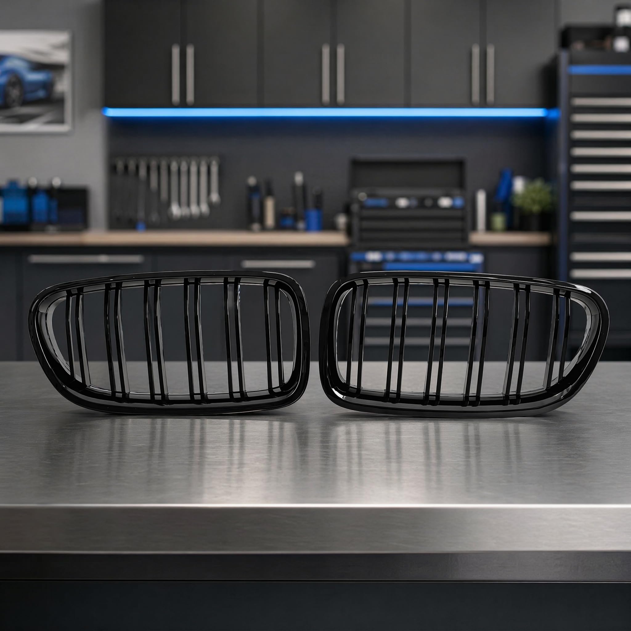 F20 F21 Calandre Noir Brillant pour BMW Série 1 (2011-2014), Convient Parfaitement pour Serie 1 F20 F21 (For 1er F20 2011-2014)