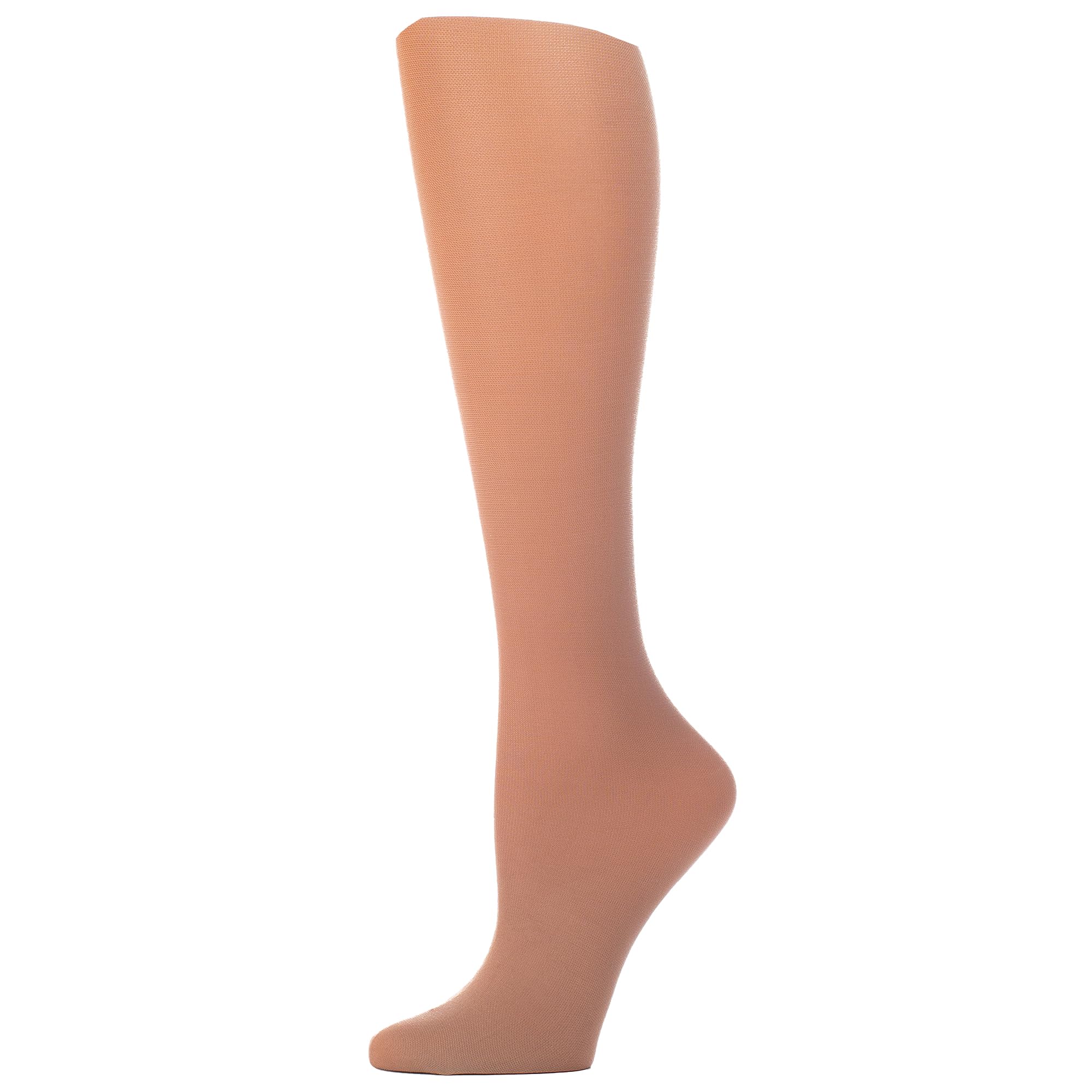 Celeste Stein Therapeutic Graduated Compression Socks, Nude, 15-20 mmHg Queen Plus Calf