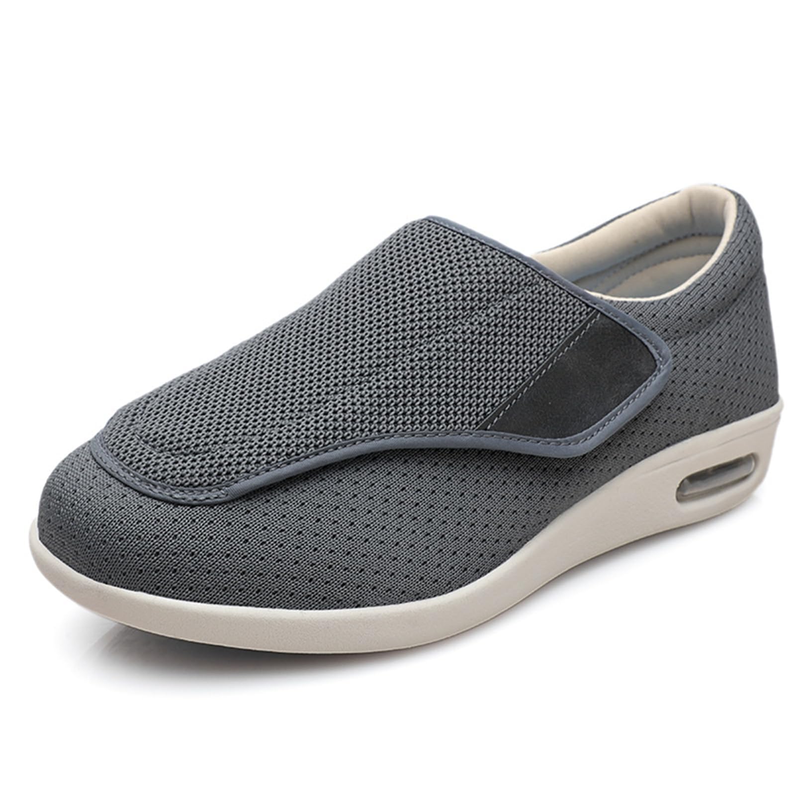 Scarpe per Diabetici Uomo Donna, Extra Larghe Scarpe Alluce Valgo, Scarp Ortopediche Salute Scarp con Bendaggio Antiscivolo per Piedi Gonfi Estive Riabilitazione